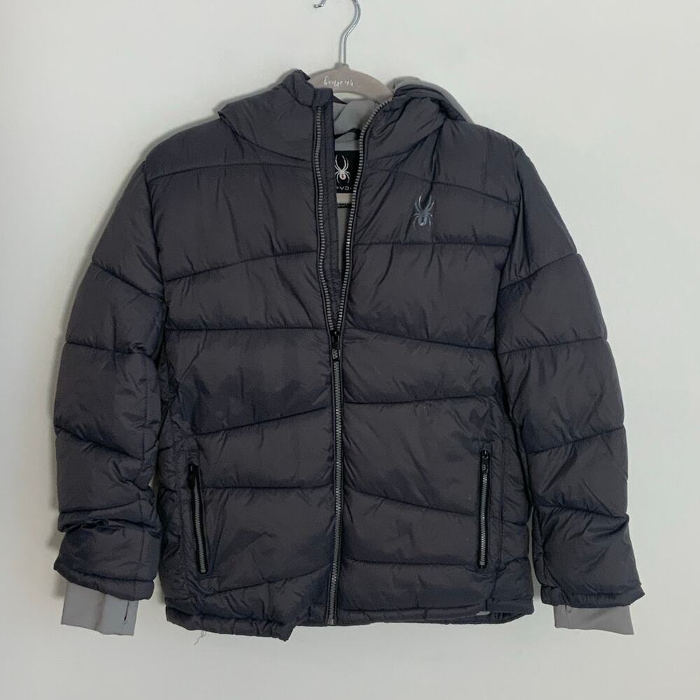 Spyder Black Youth Puffer jacket size large